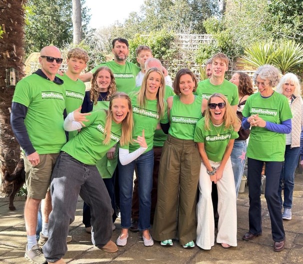 Kate with her support squad